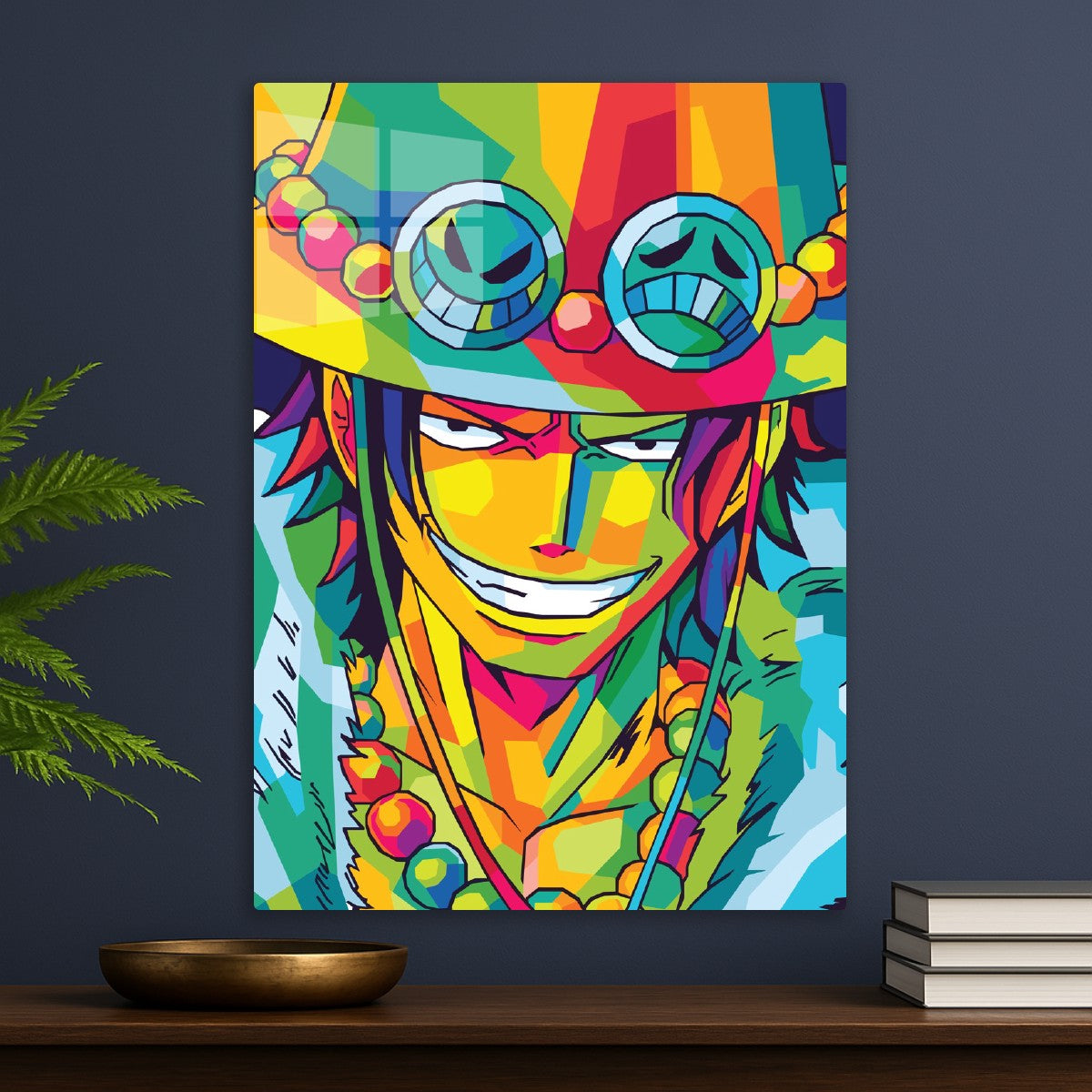 Portgas D. Ace in WPAP Style, One Piece
