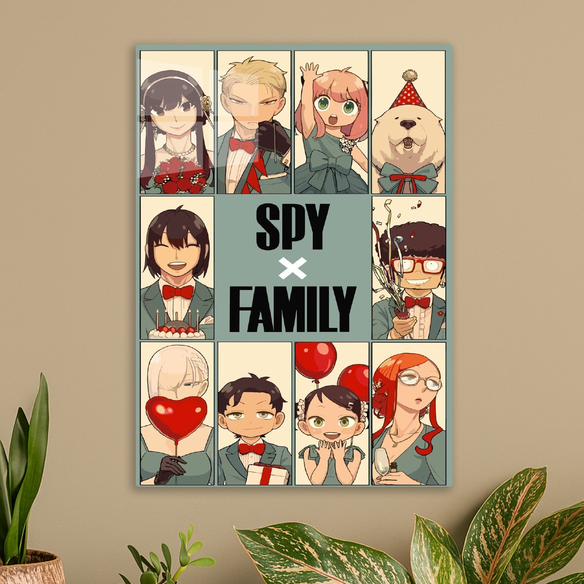 Spy x Family Celebration Art