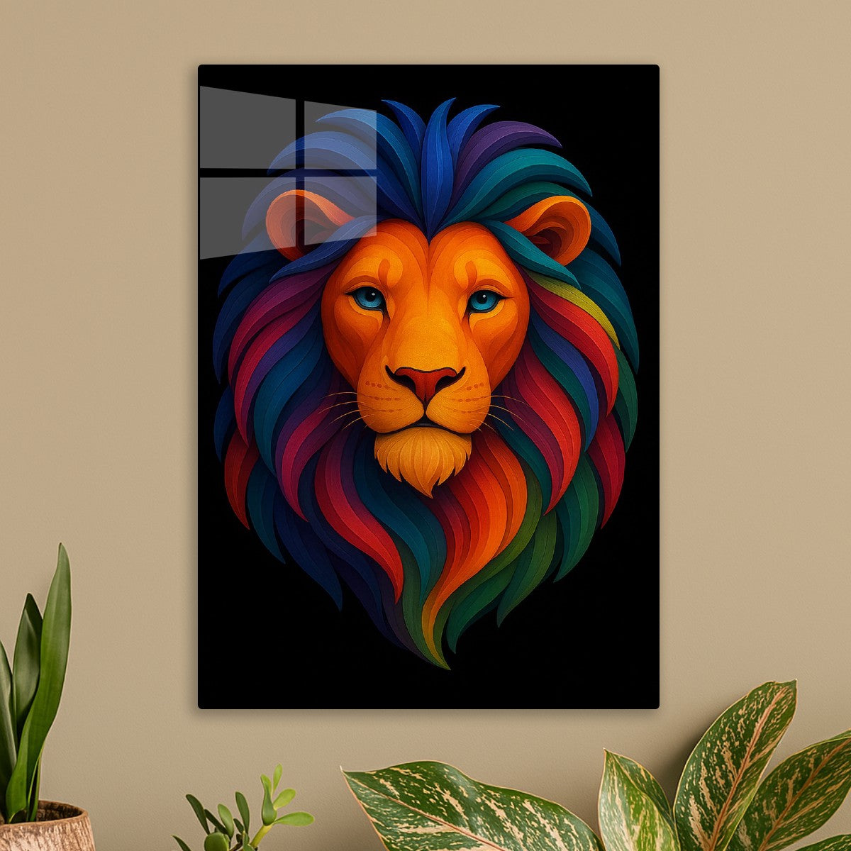 Colorful Lion