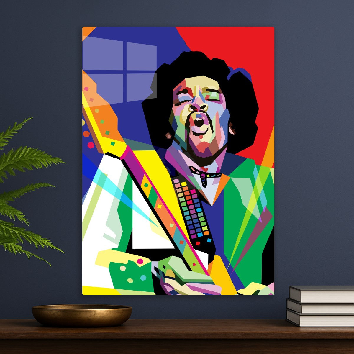 Jimi Hendrix Pop WPAP Art