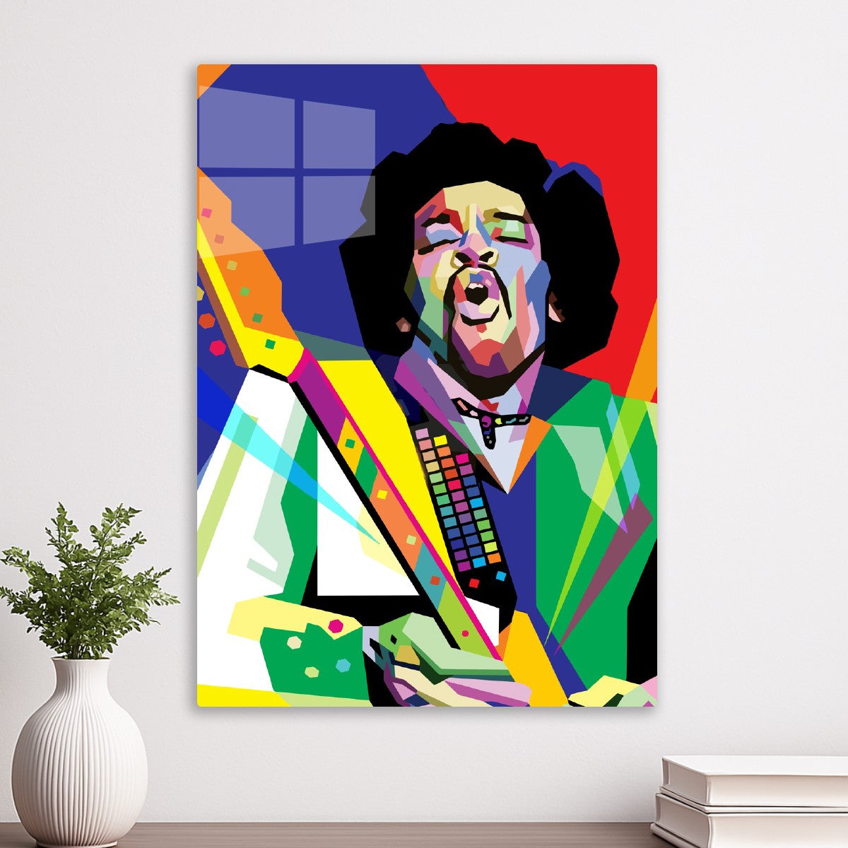 Jimi Hendrix Pop WPAP Art