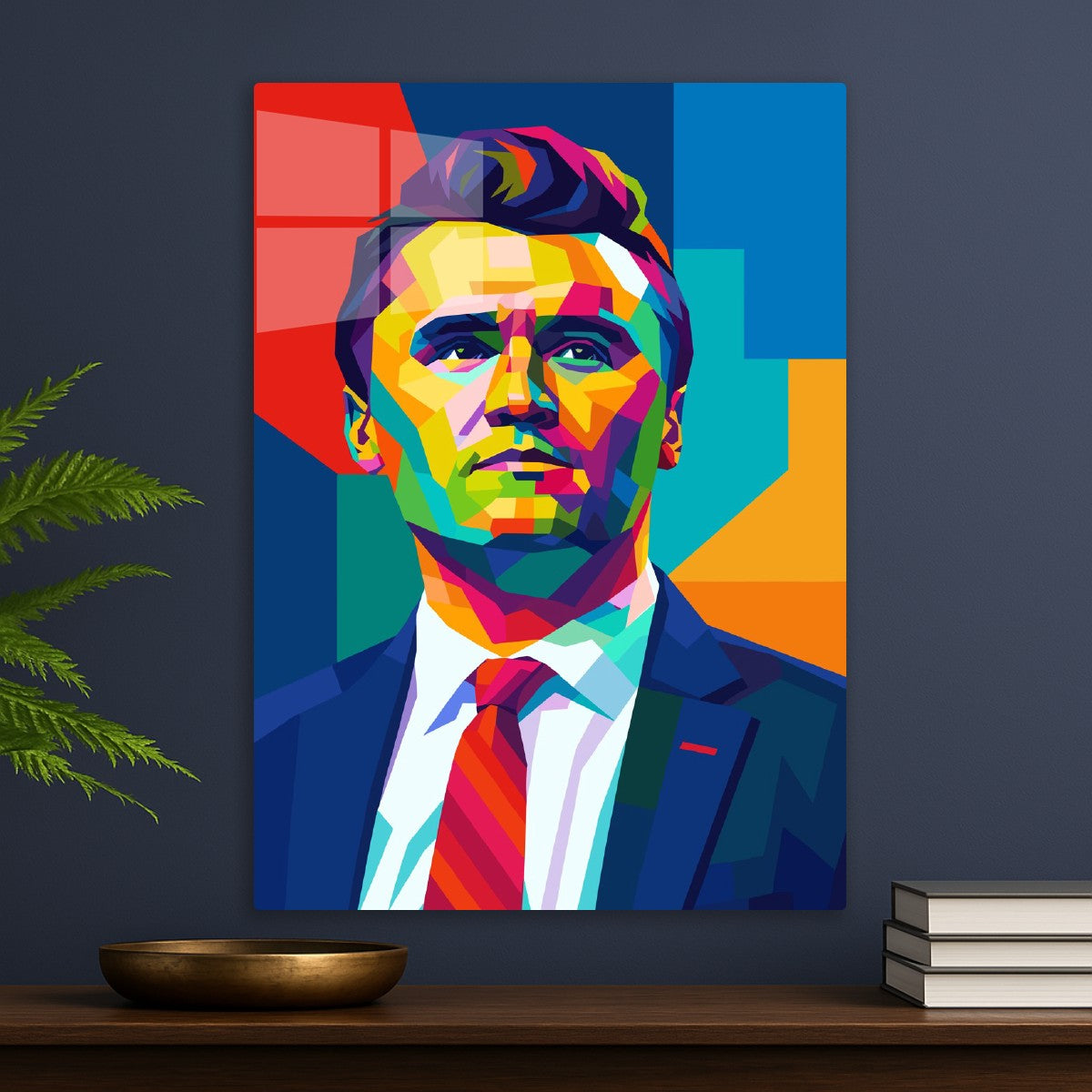 WPAP Charlie Kirk Modern Art