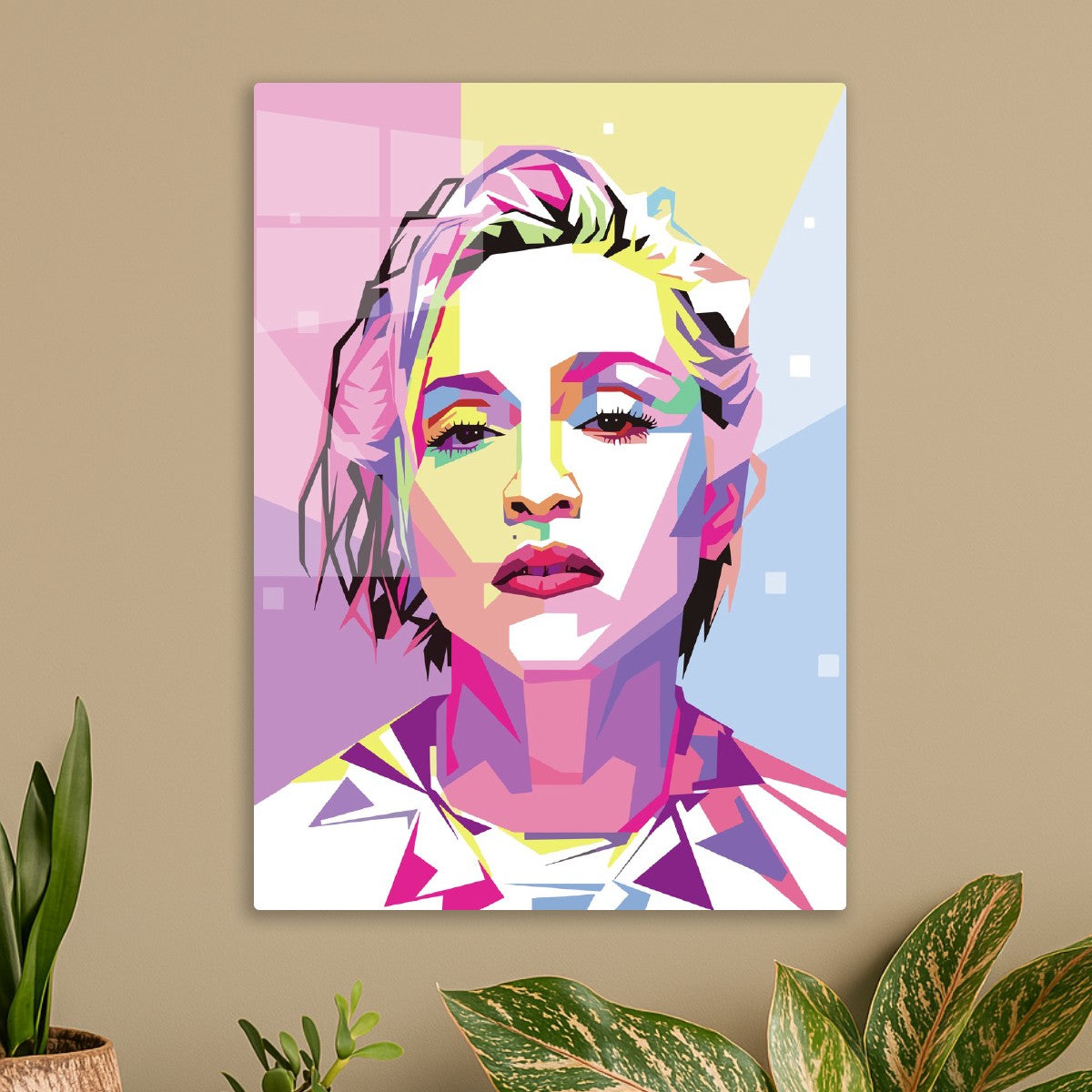 Madonna Bright WPAP Portrait