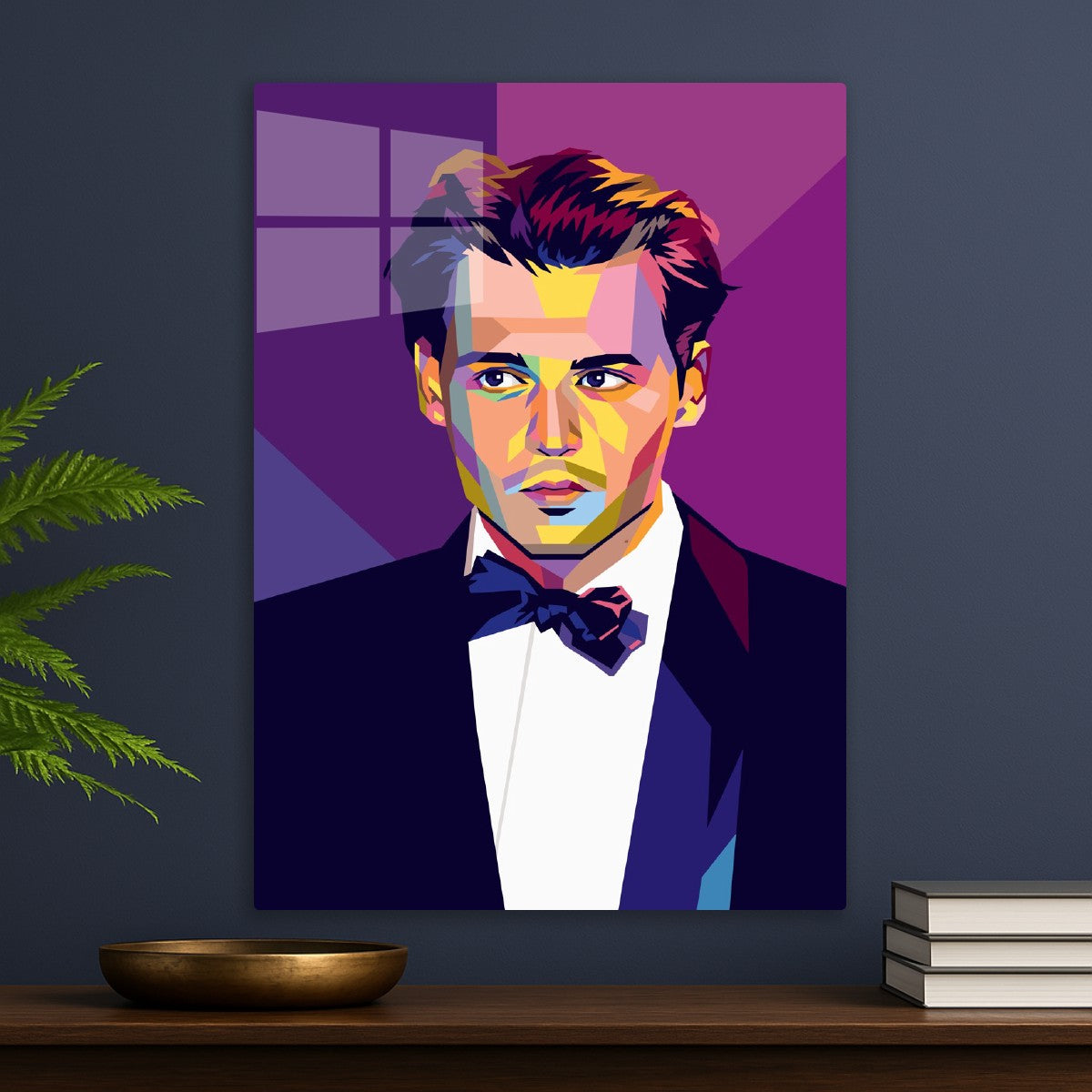 WPAP Portrait of Johnny Depp