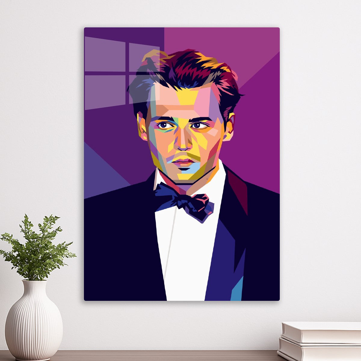 WPAP Portrait of Johnny Depp