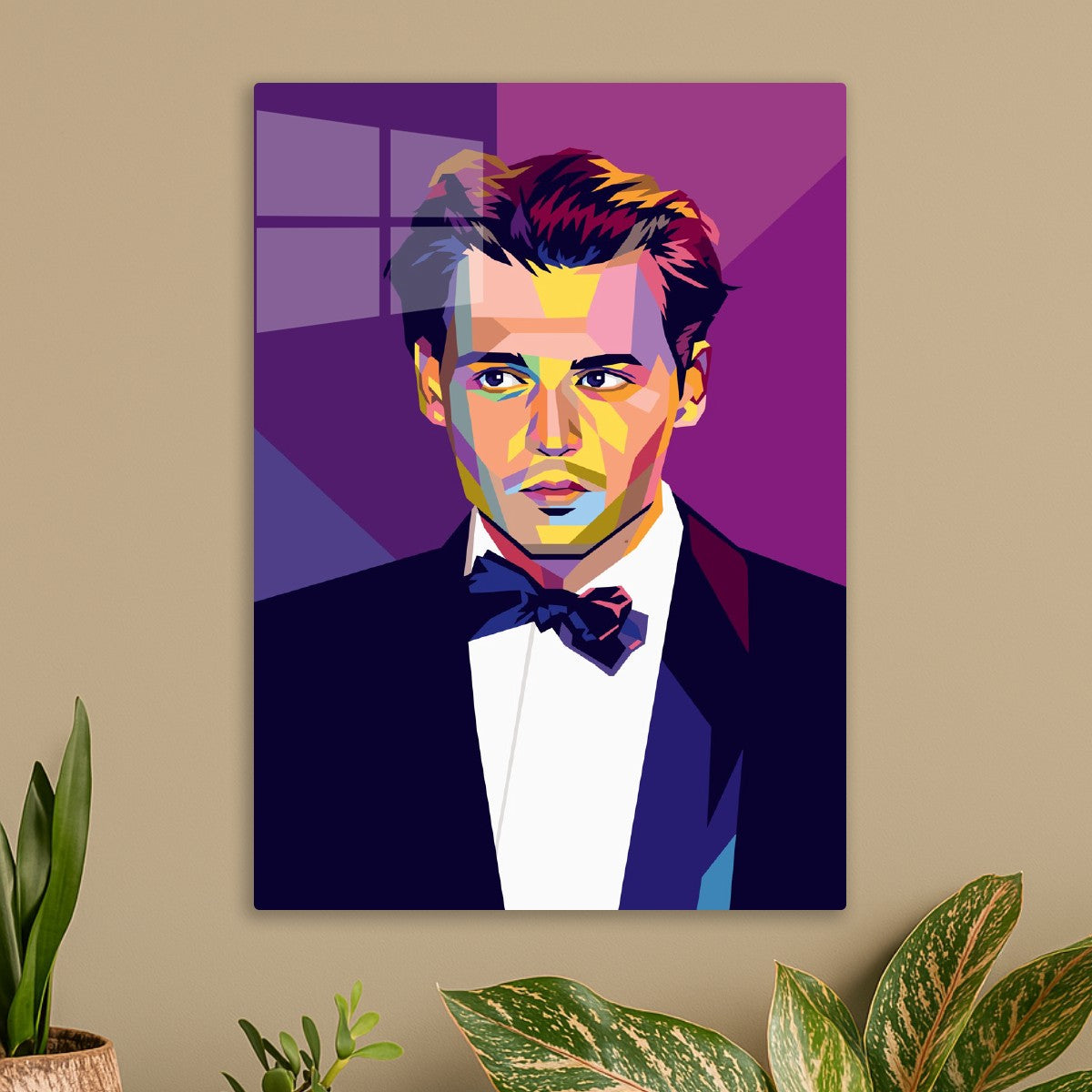 WPAP Portrait of Johnny Depp
