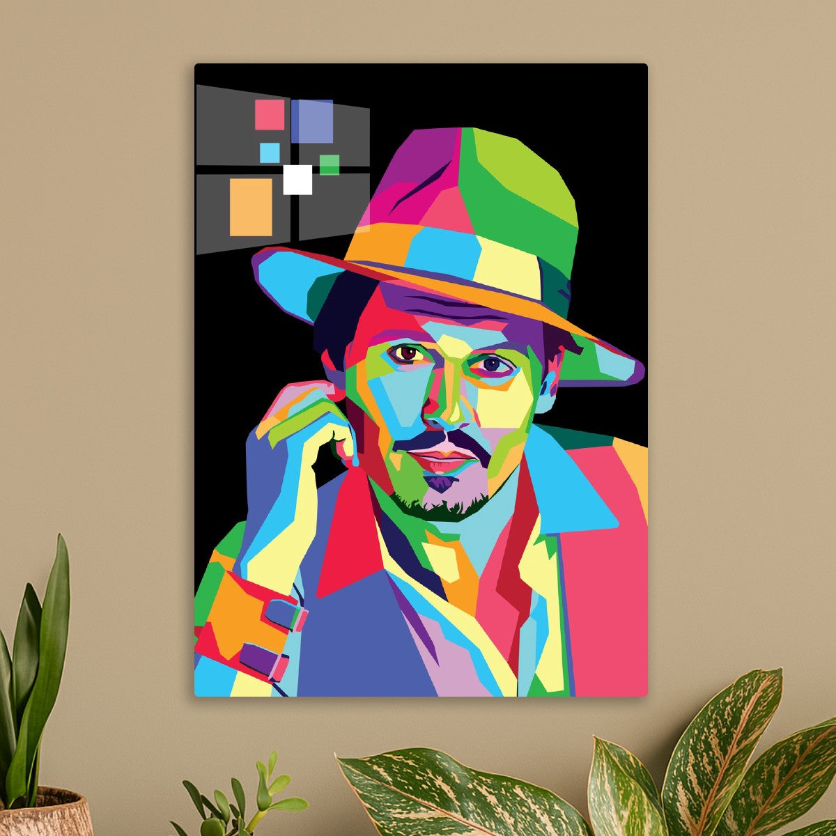 Pop Art Portrait of Johnny Depp