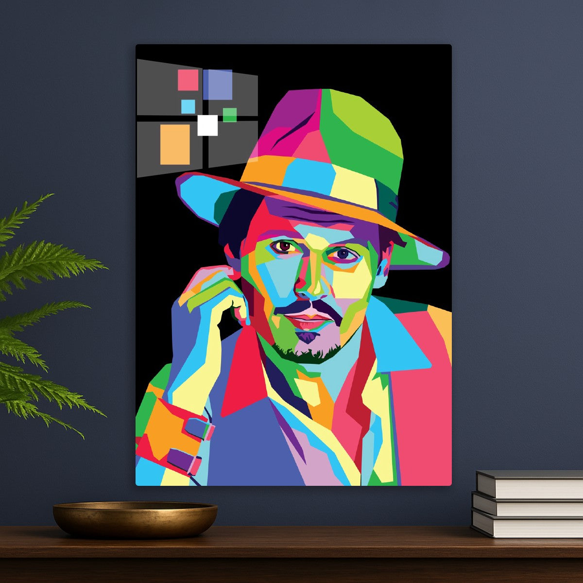 Pop Art Portrait of Johnny Depp