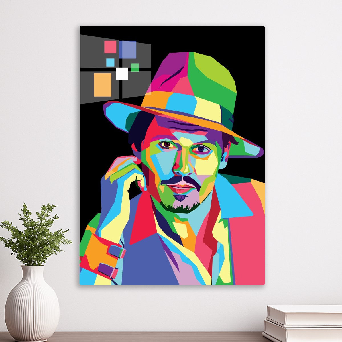 Pop Art Portrait of Johnny Depp
