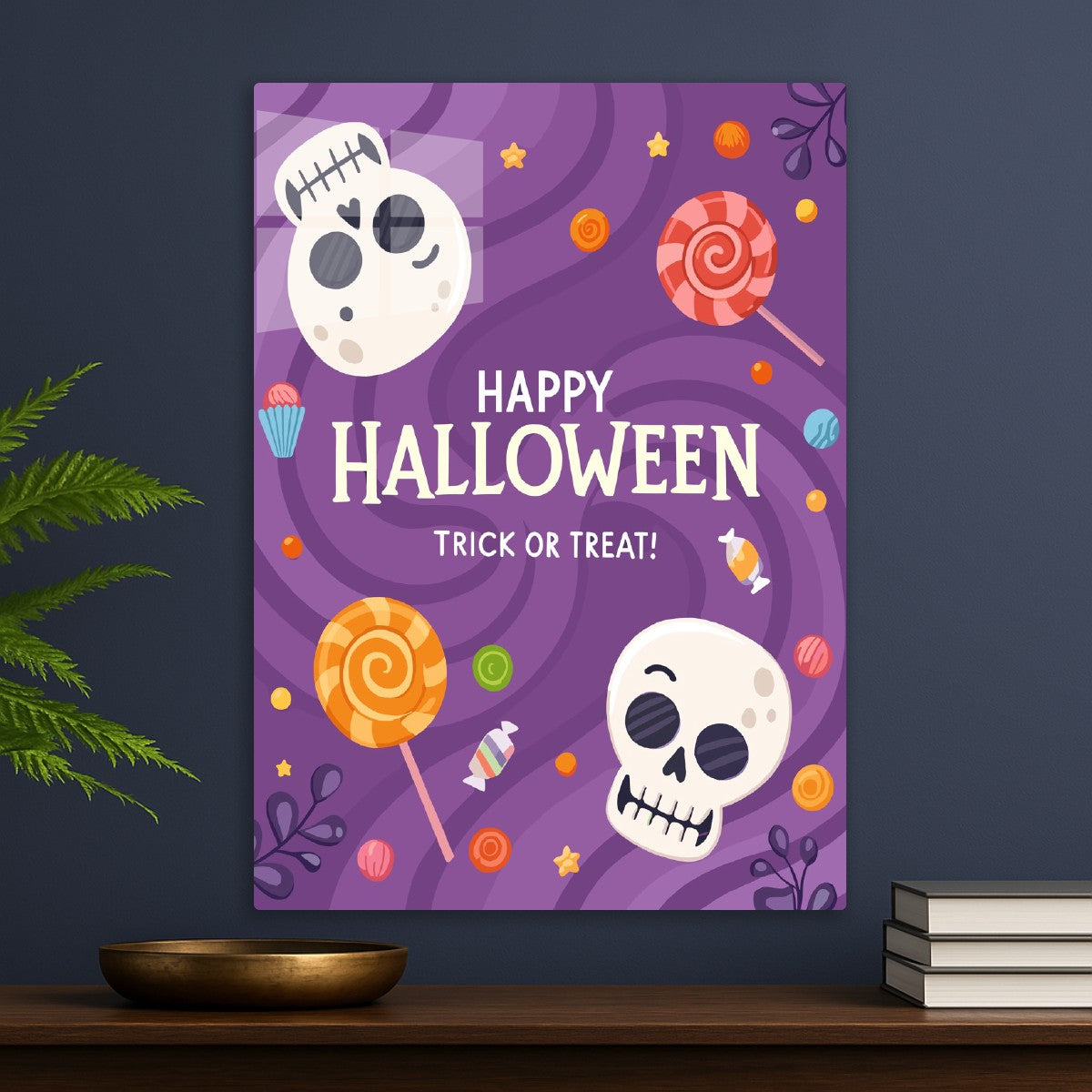 Trick or Treat Candy Skulls