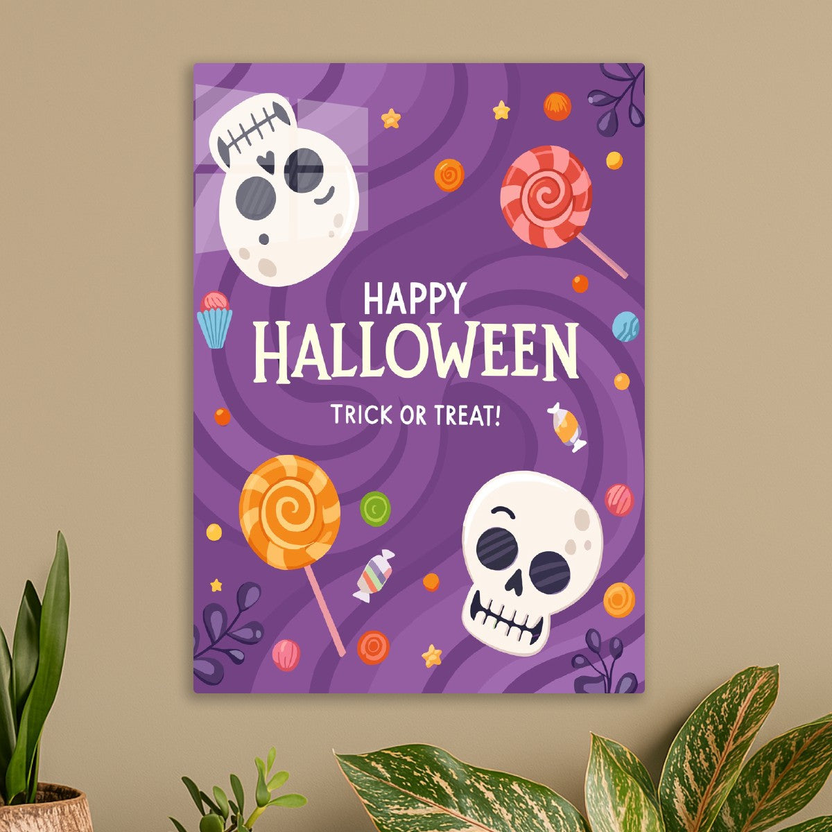 Trick or Treat Candy Skulls