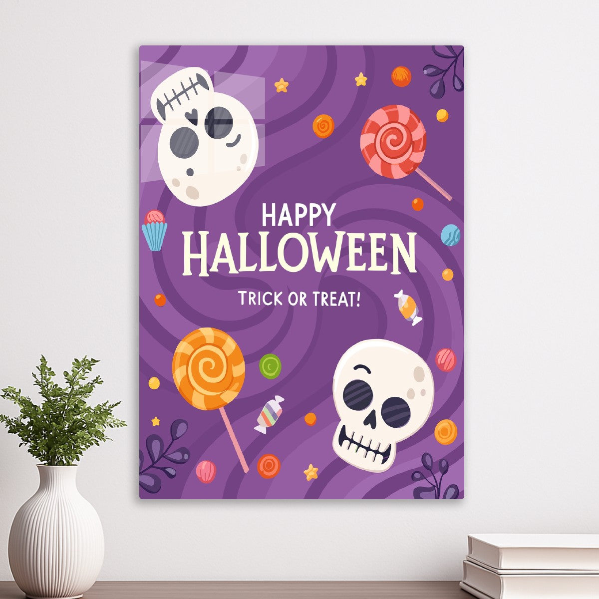 Trick or Treat Candy Skulls