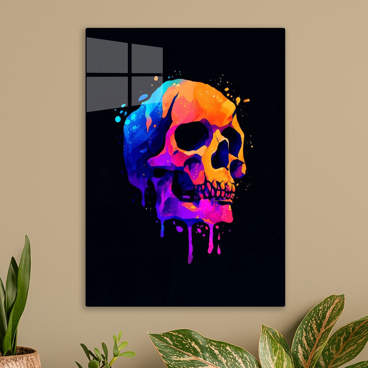 Neon Skull Drip