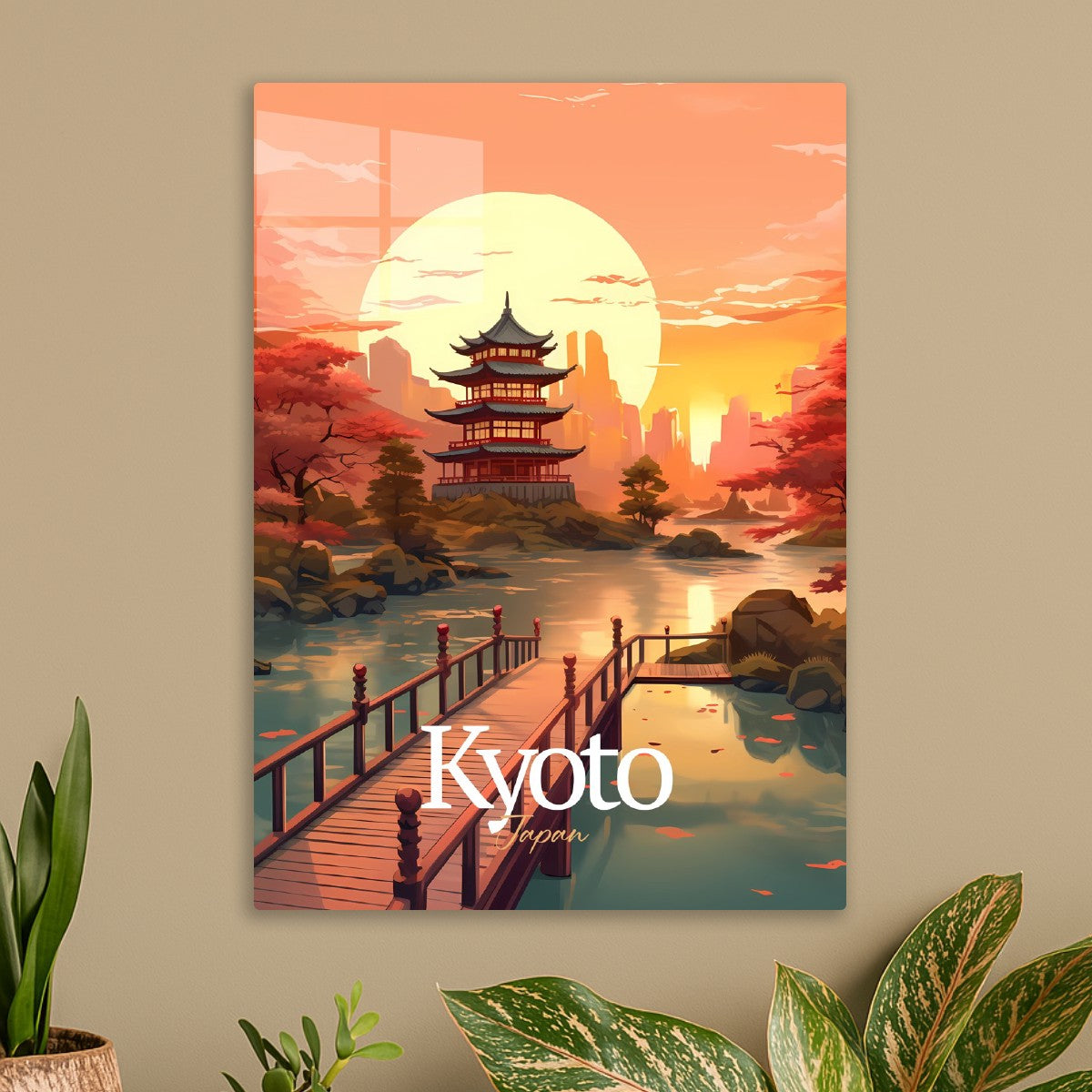 Sunset in Kyoto Japan