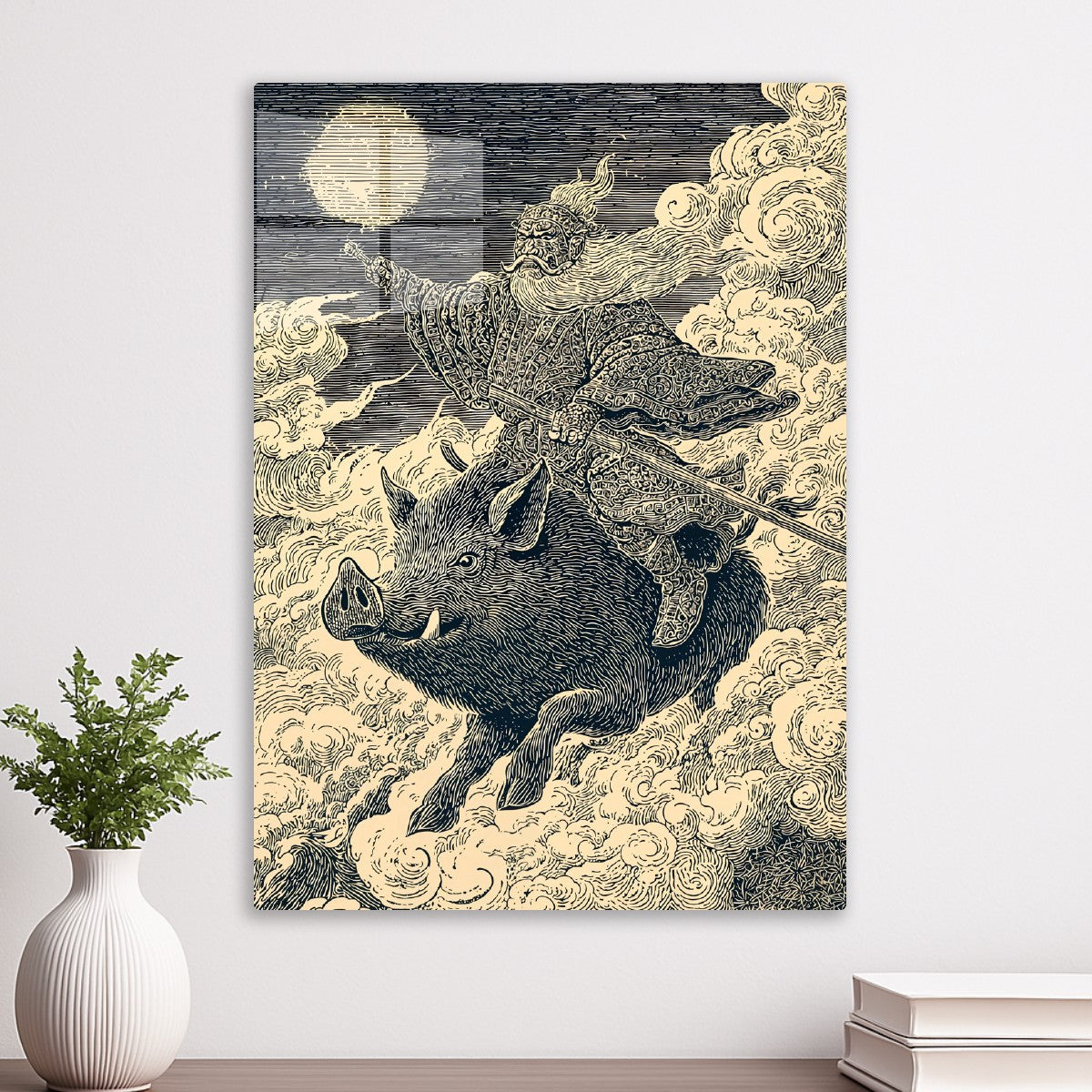 Sky Rider of the Sacred Boar