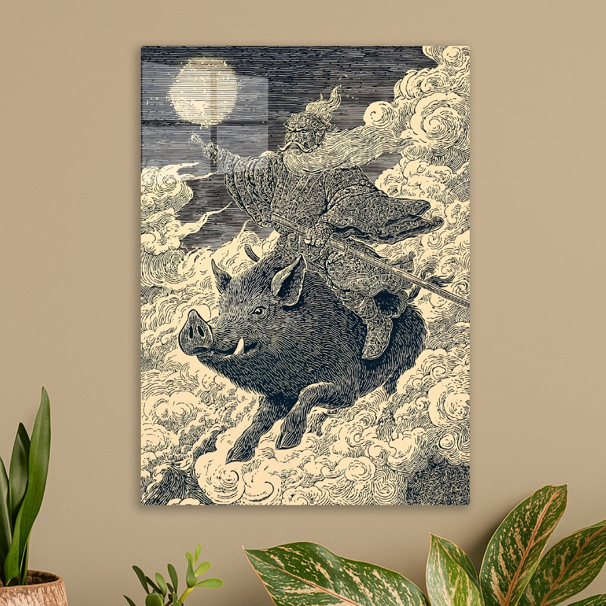 Sky Rider of the Sacred Boar