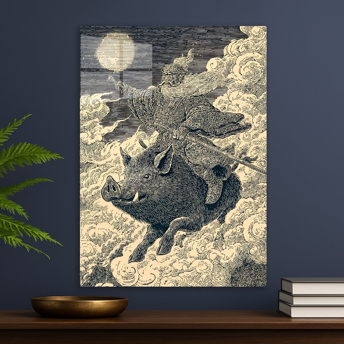 Sky Rider of the Sacred Boar