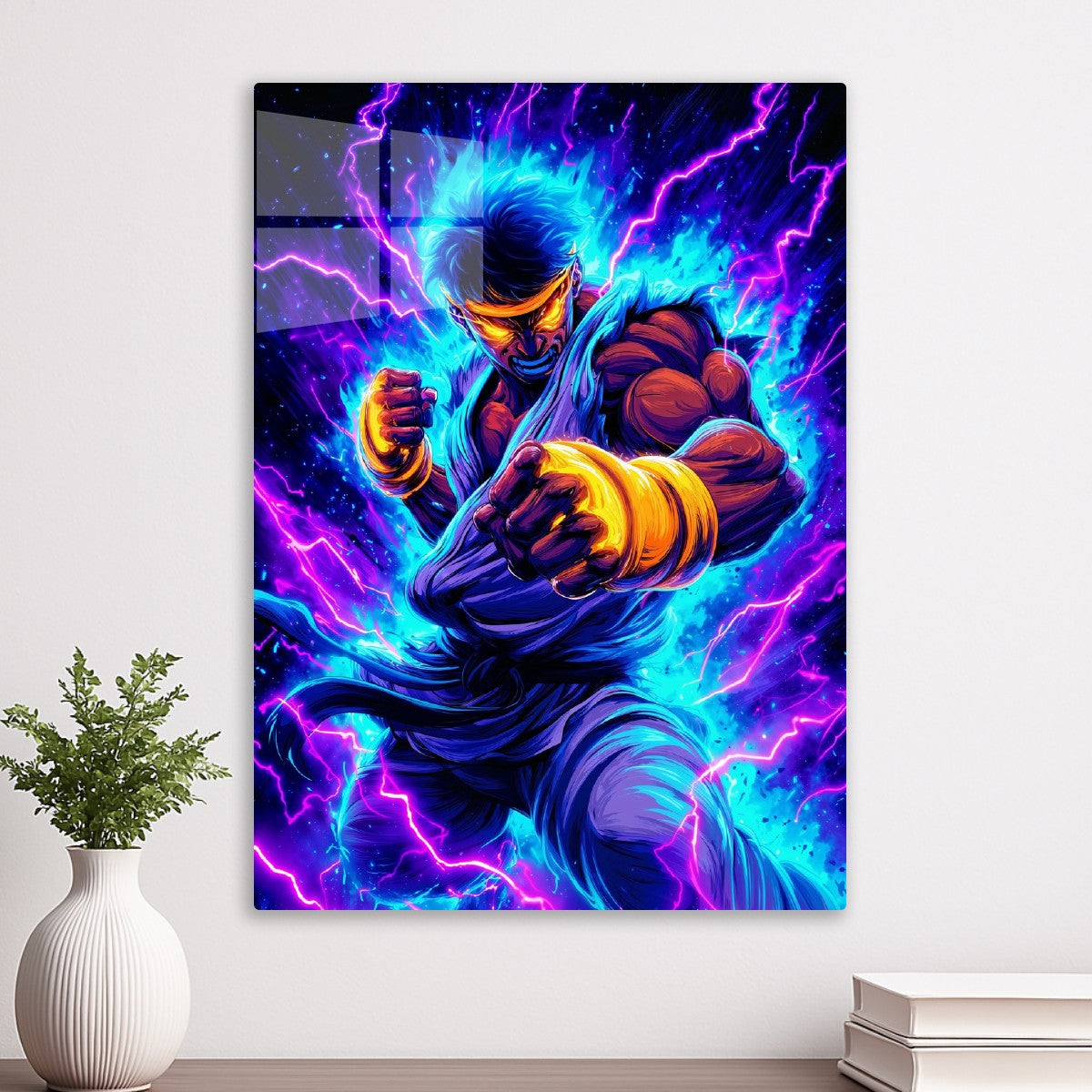 Neon Warrior Unleashed