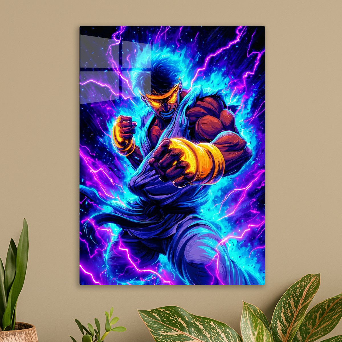 Neon Warrior Unleashed