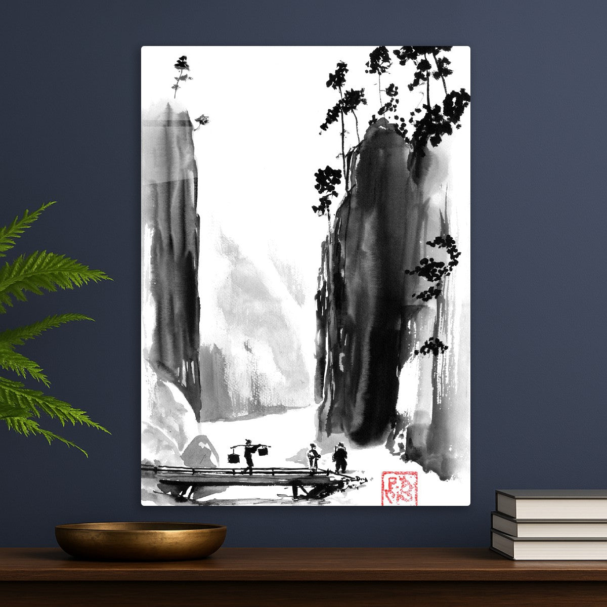 Passage in the mountain