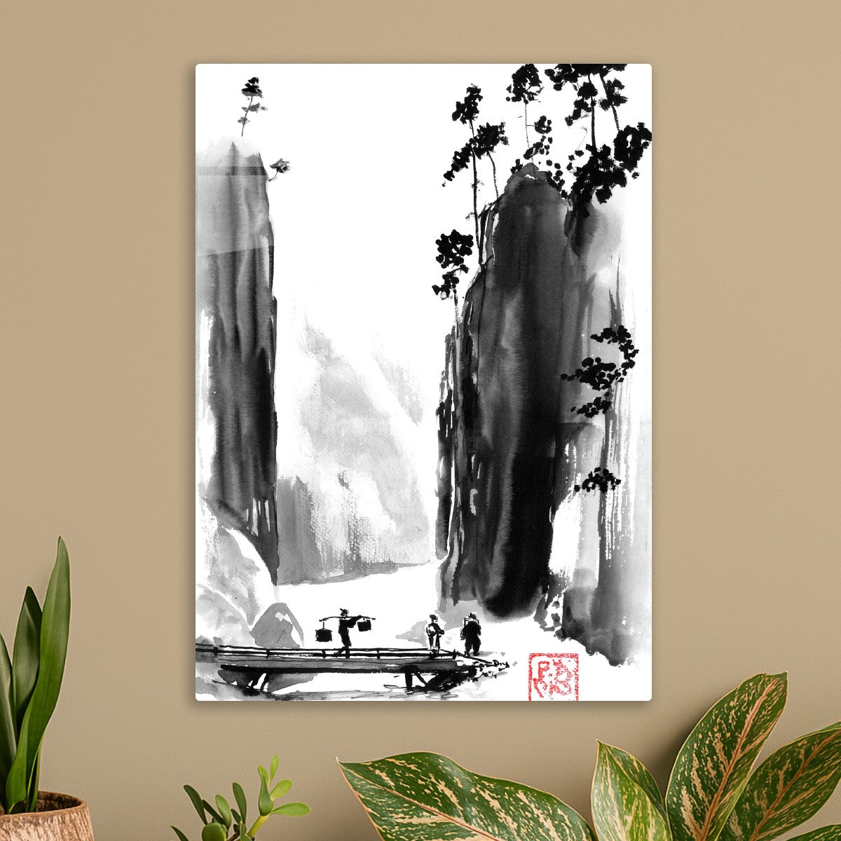 Passage in the mountain