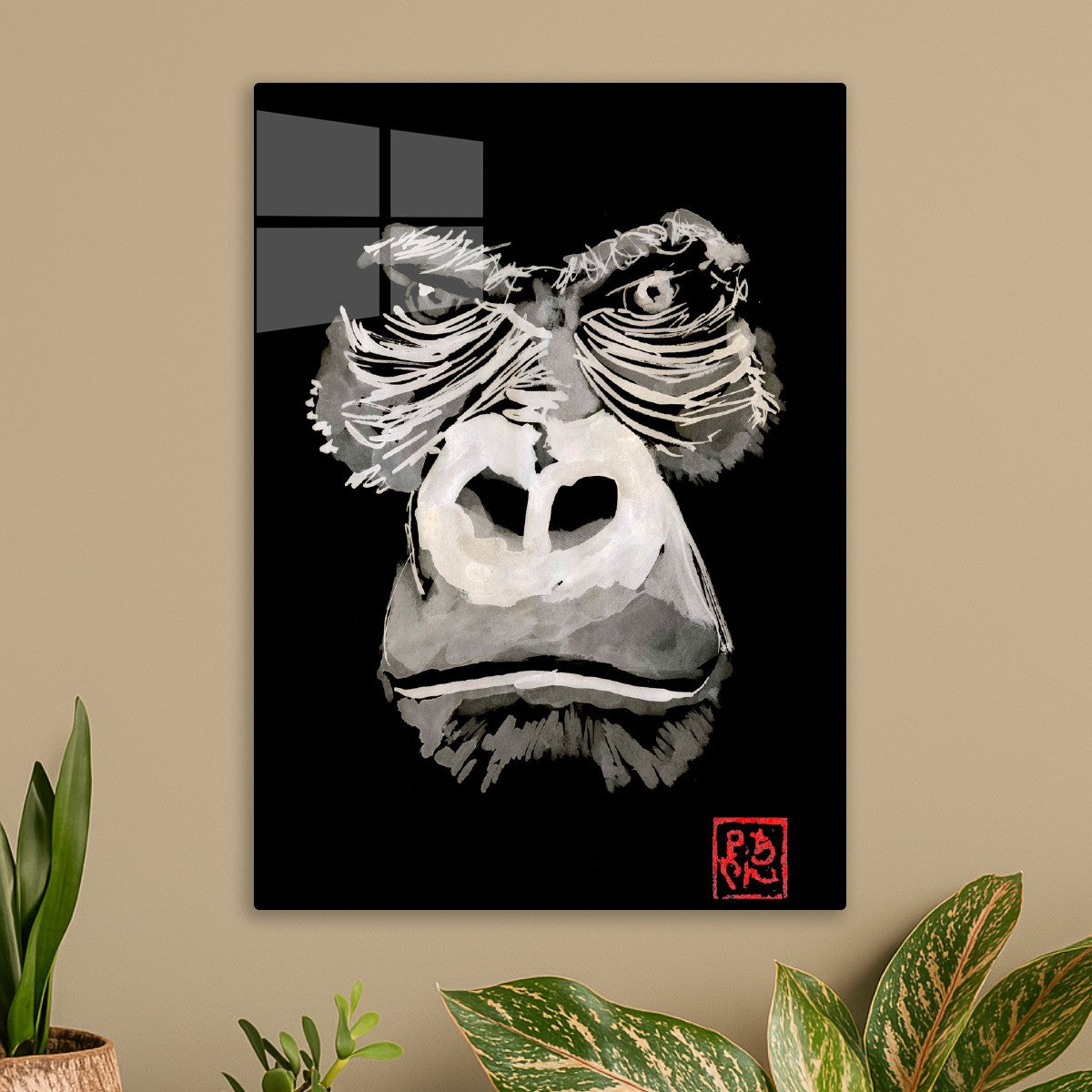 Angry gorilla