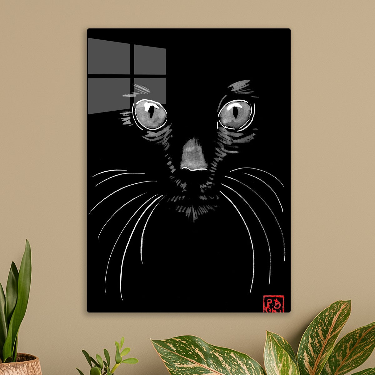 Black Cat Japanese Style