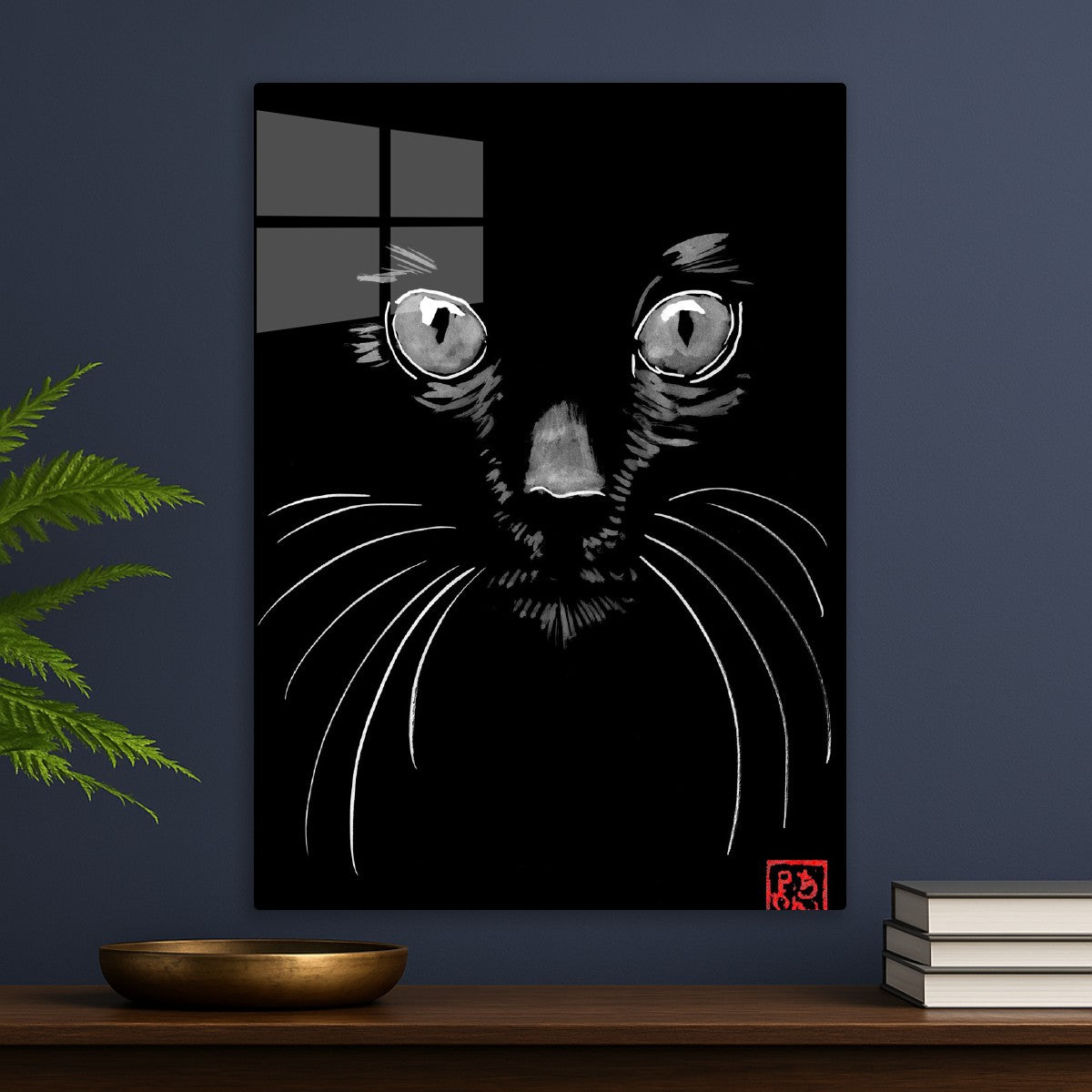 Black Cat Japanese Style