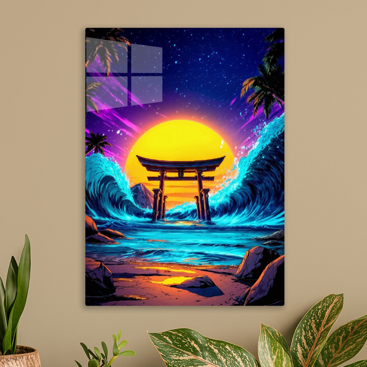 Torii of the Neon Tsunami