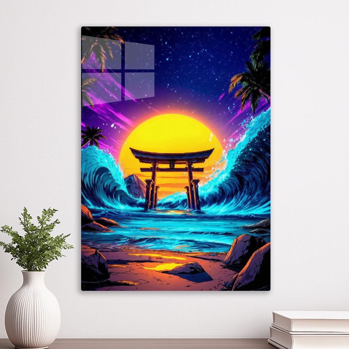 Torii of the Neon Tsunami