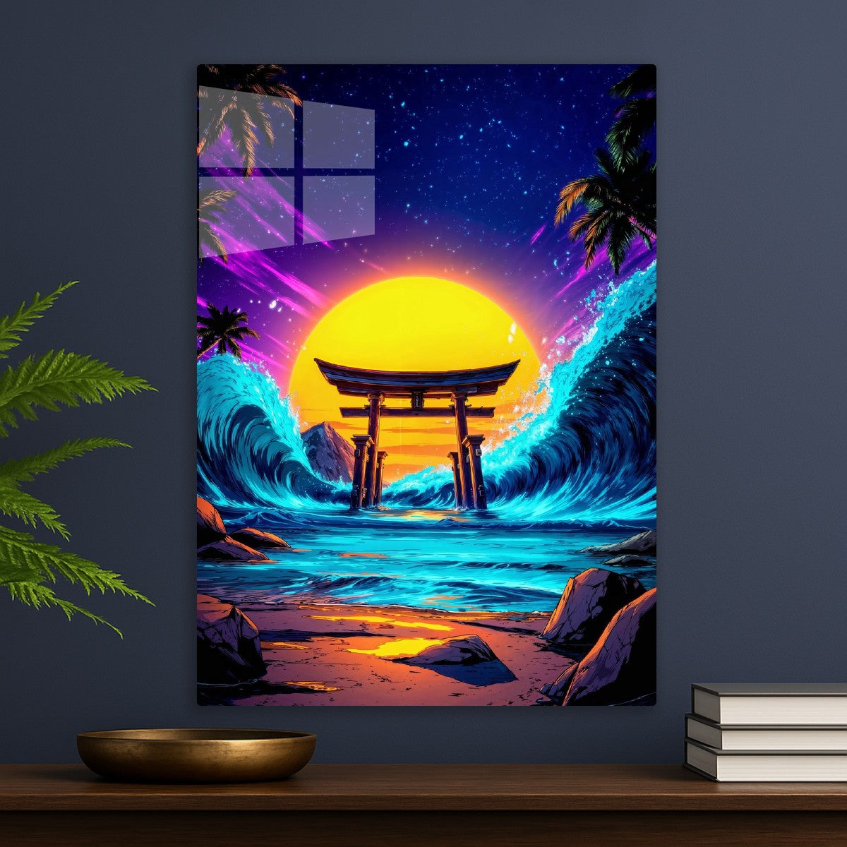 Torii of the Neon Tsunami