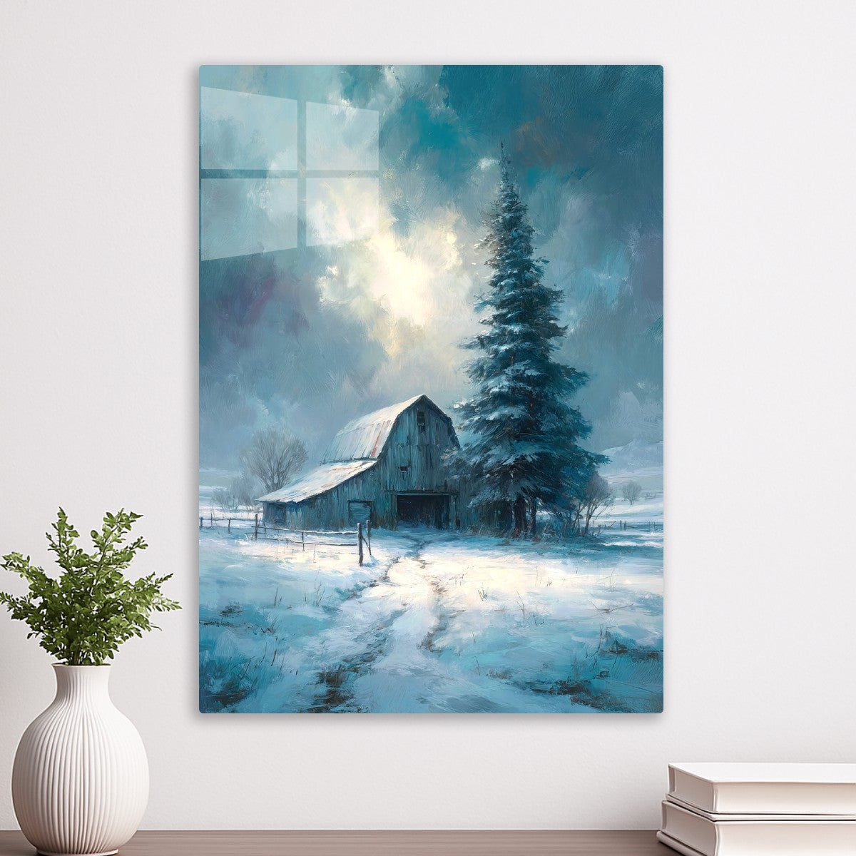 Rustic Barn in Winter