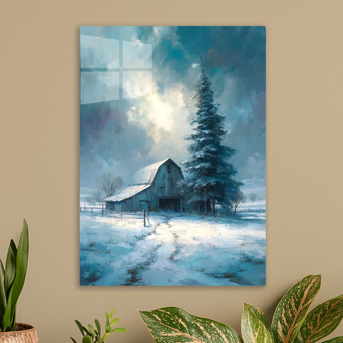Rustic Barn in Winter