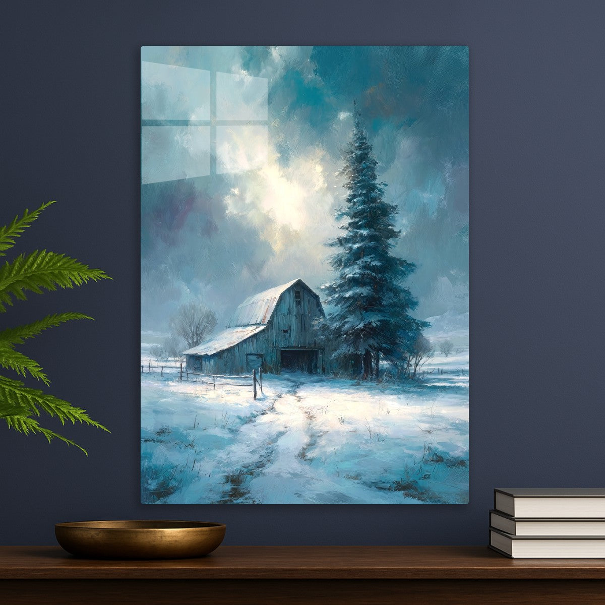 Rustic Barn in Winter