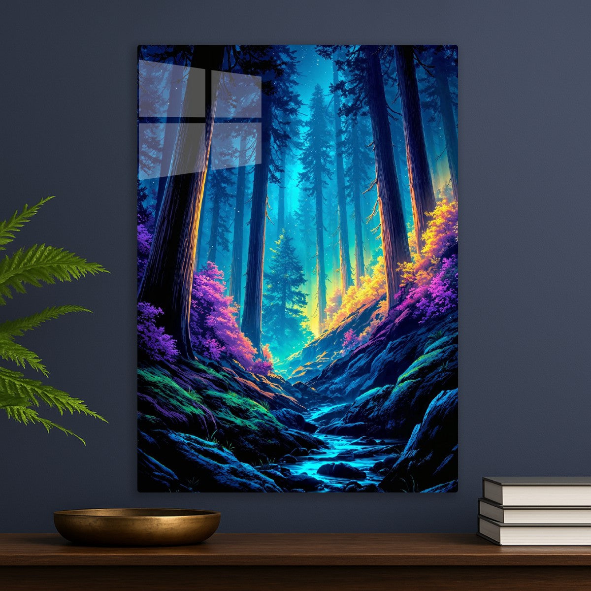 Neon Redwood Serenity