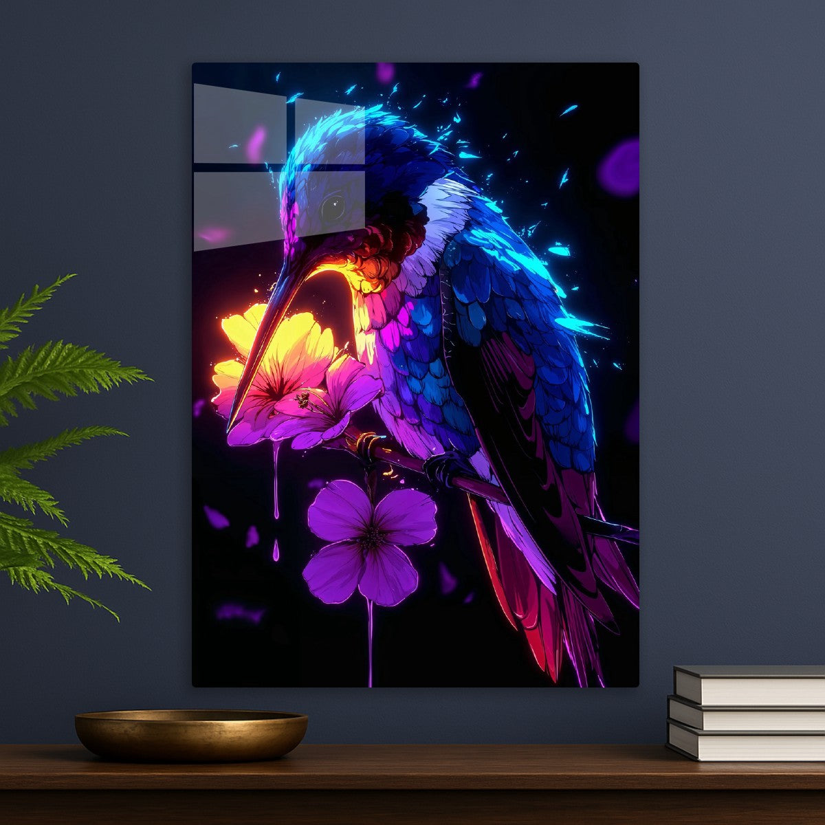 Fluorescent Hummingbird