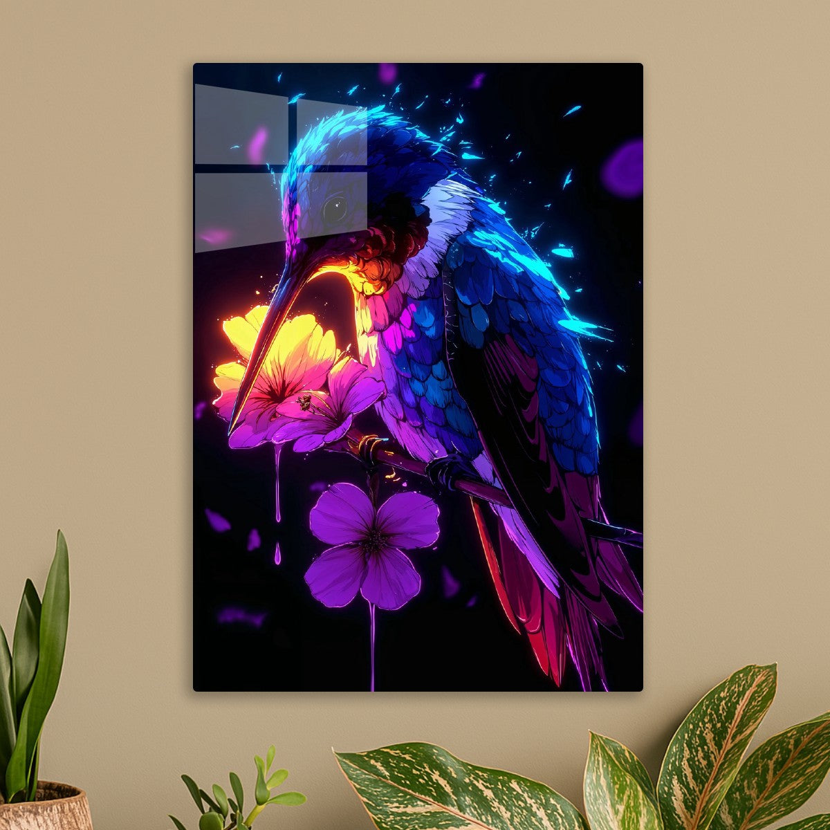Fluorescent Hummingbird