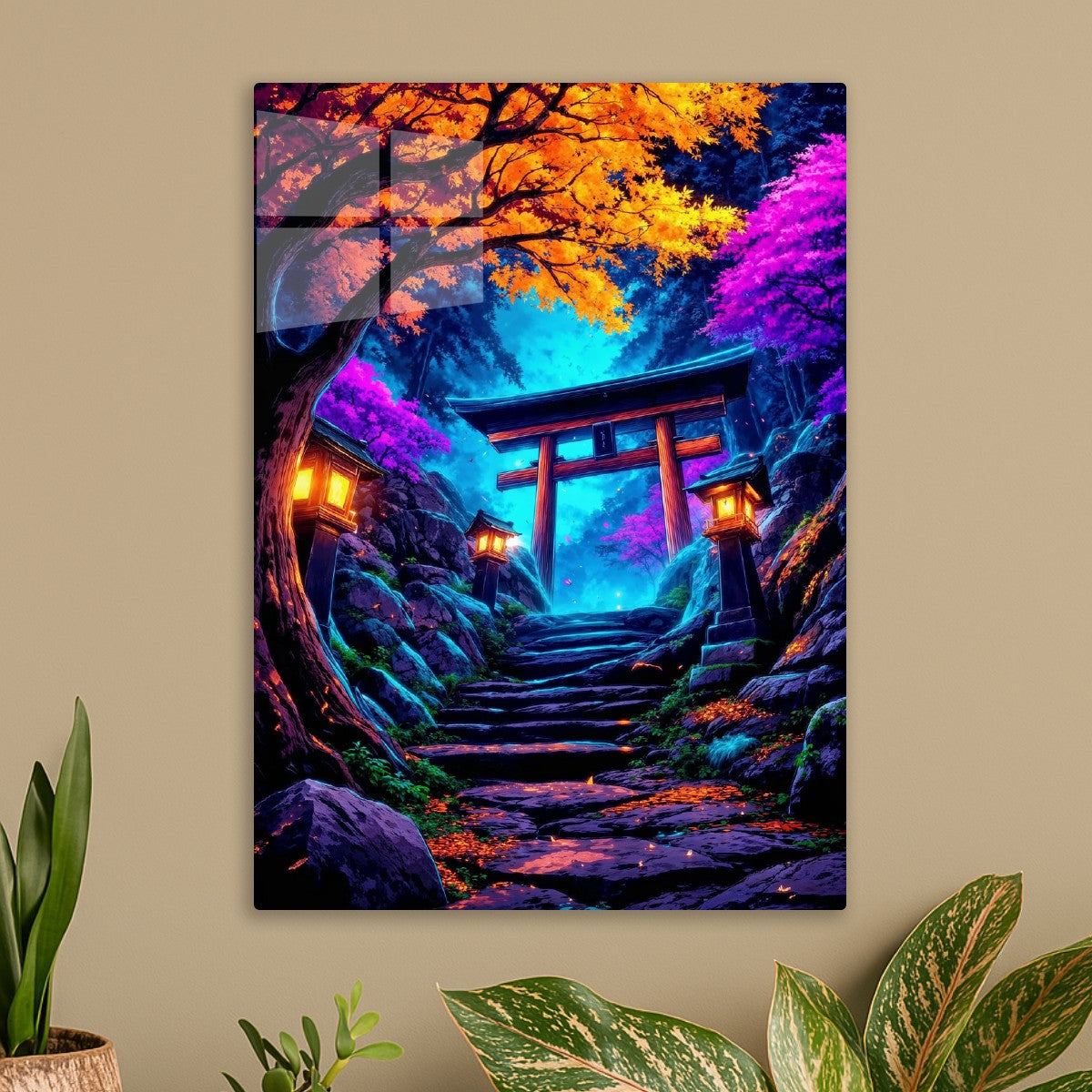 Torii Gate of the Neon Forest