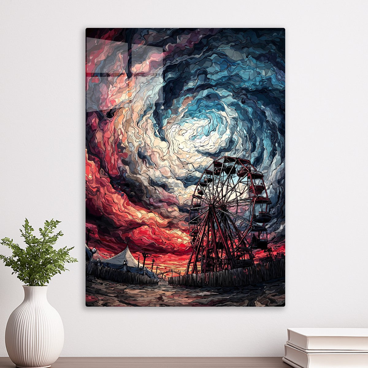 Storm Carnival Ferris Wheel