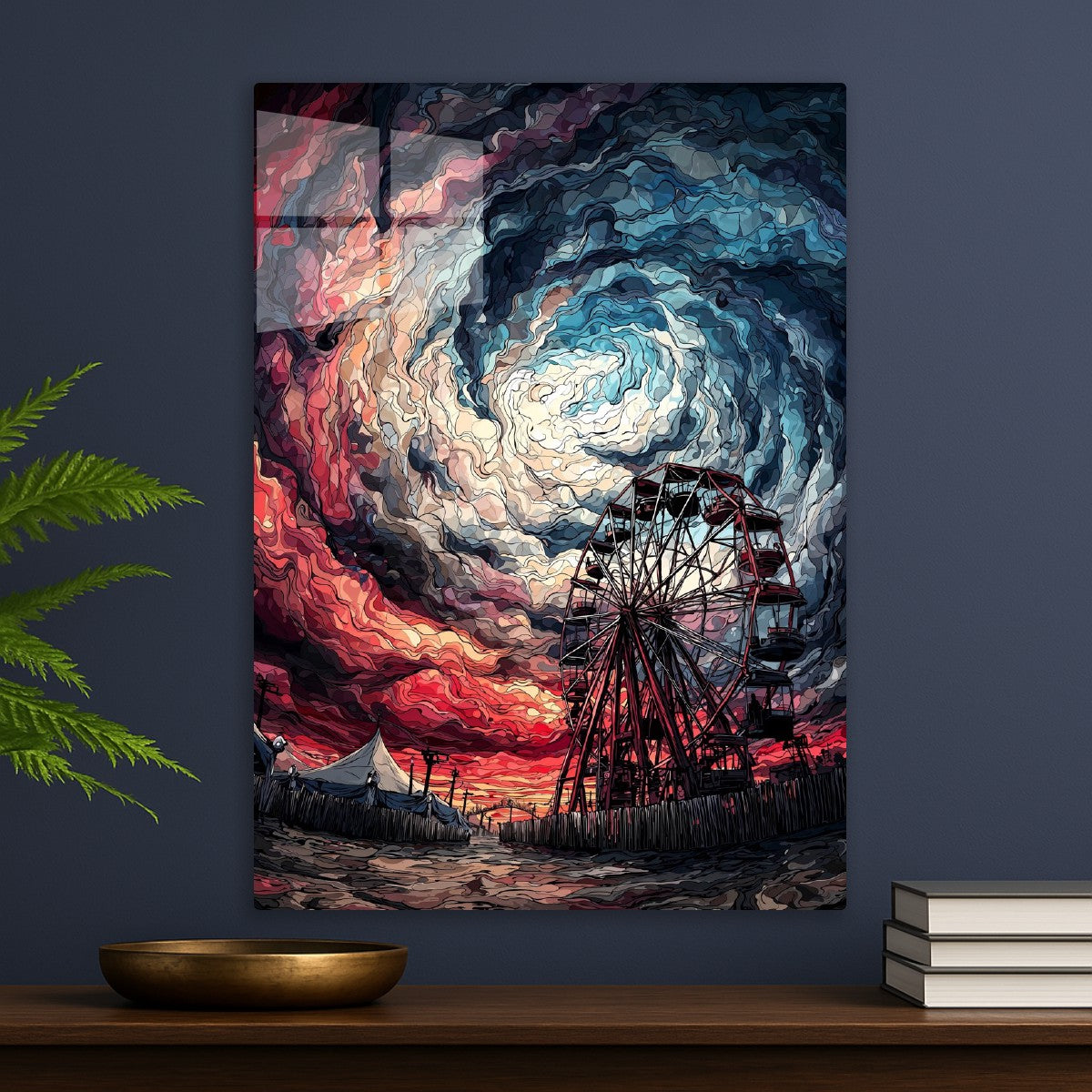 Storm Carnival Ferris Wheel