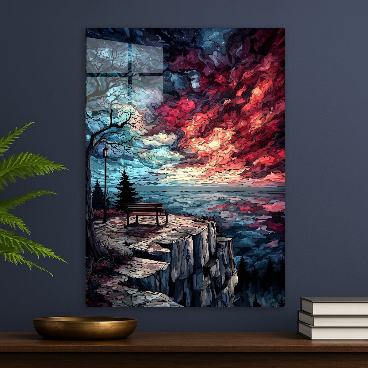 Cliffside Dreamscape Skies