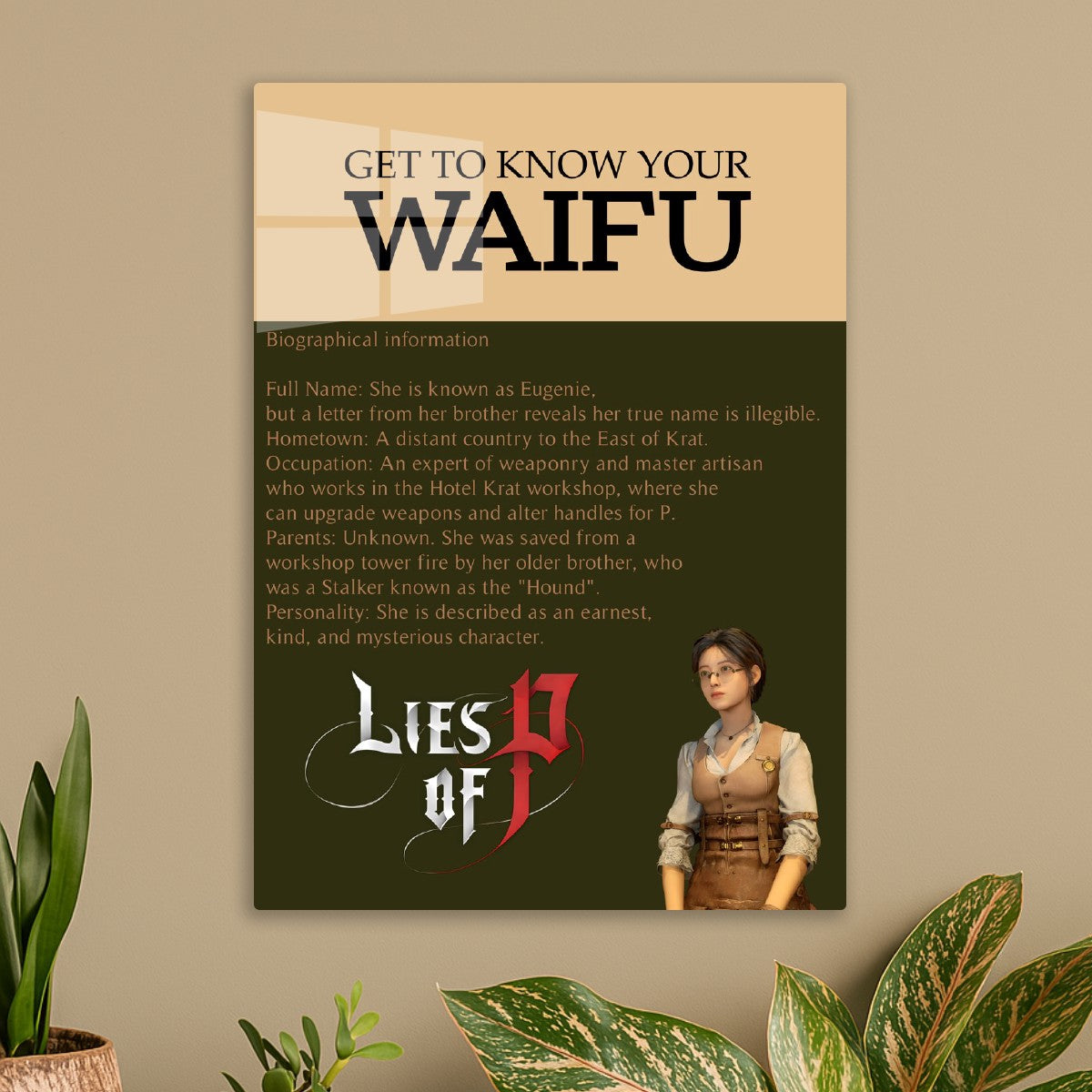 Lies of P Waifu: Eugenie