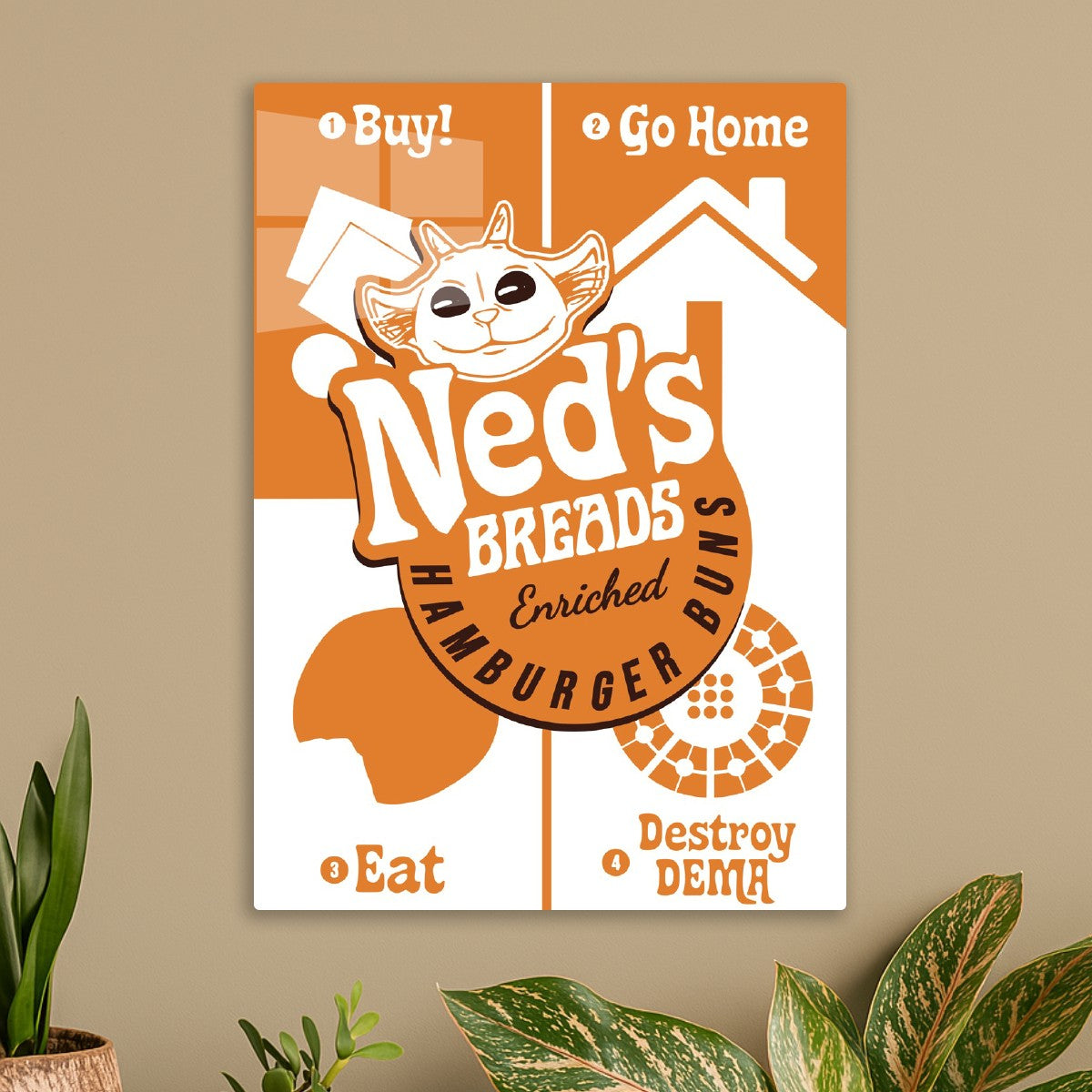 Ned’s Breads Steps to Destroy