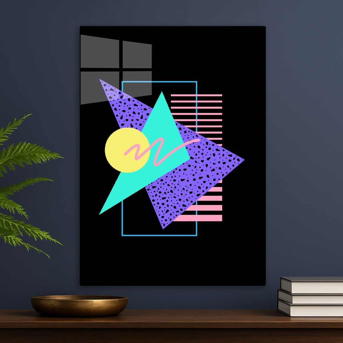 80s Outrun Memphis Pattern