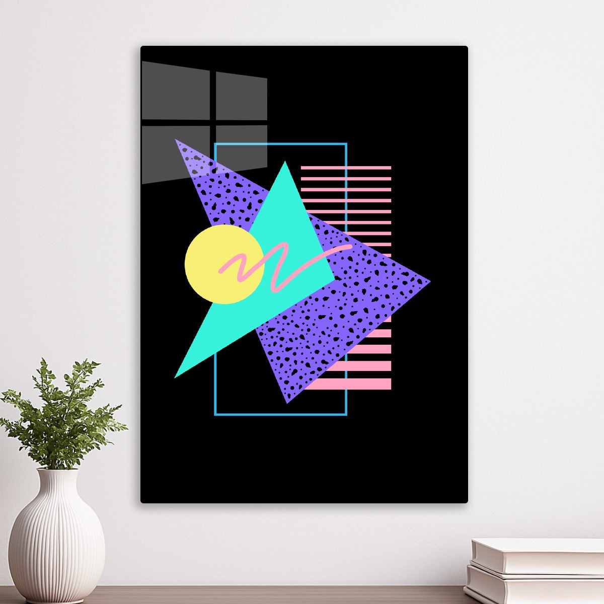 80s Outrun Memphis Pattern