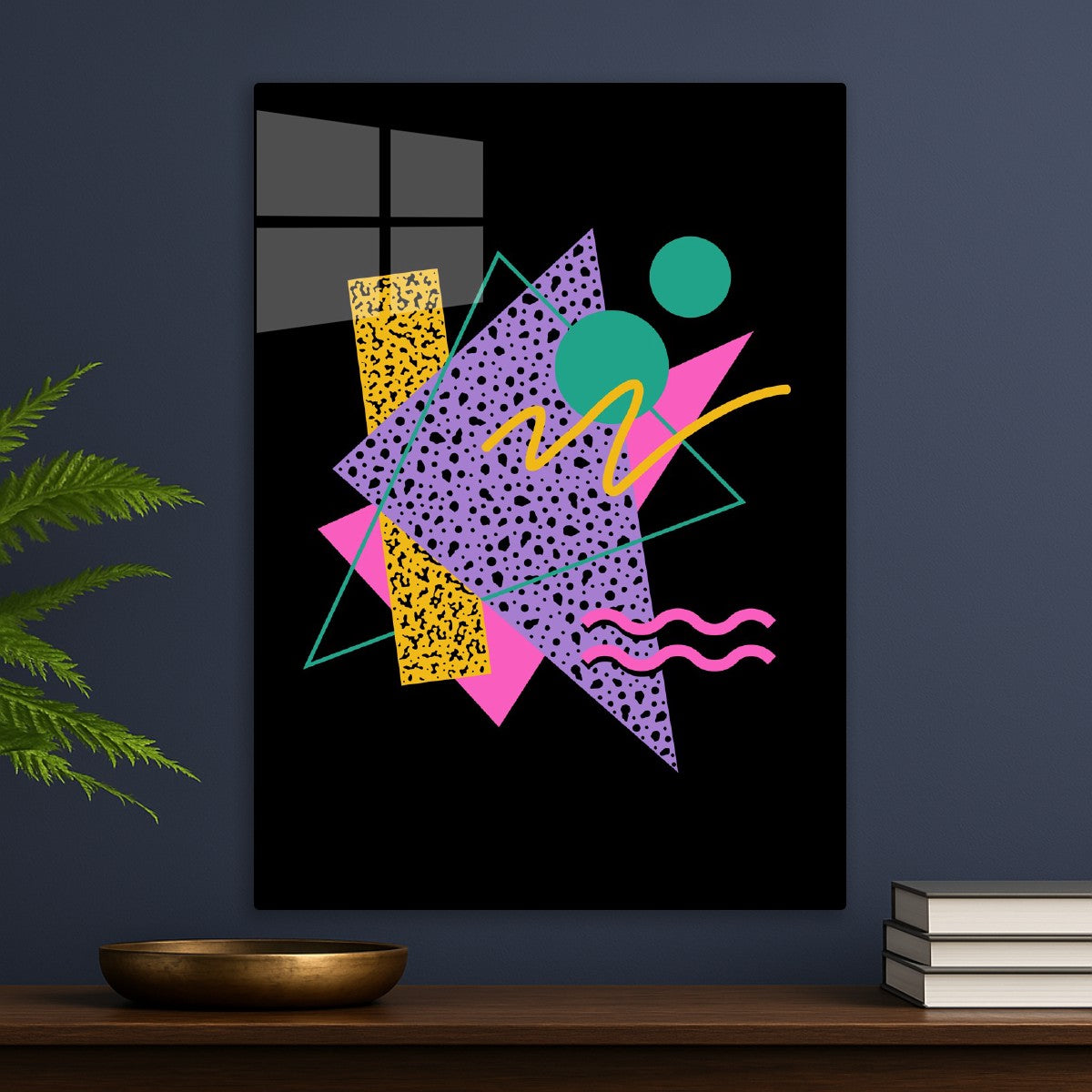 Retro 80s Pink Memphis Pattern