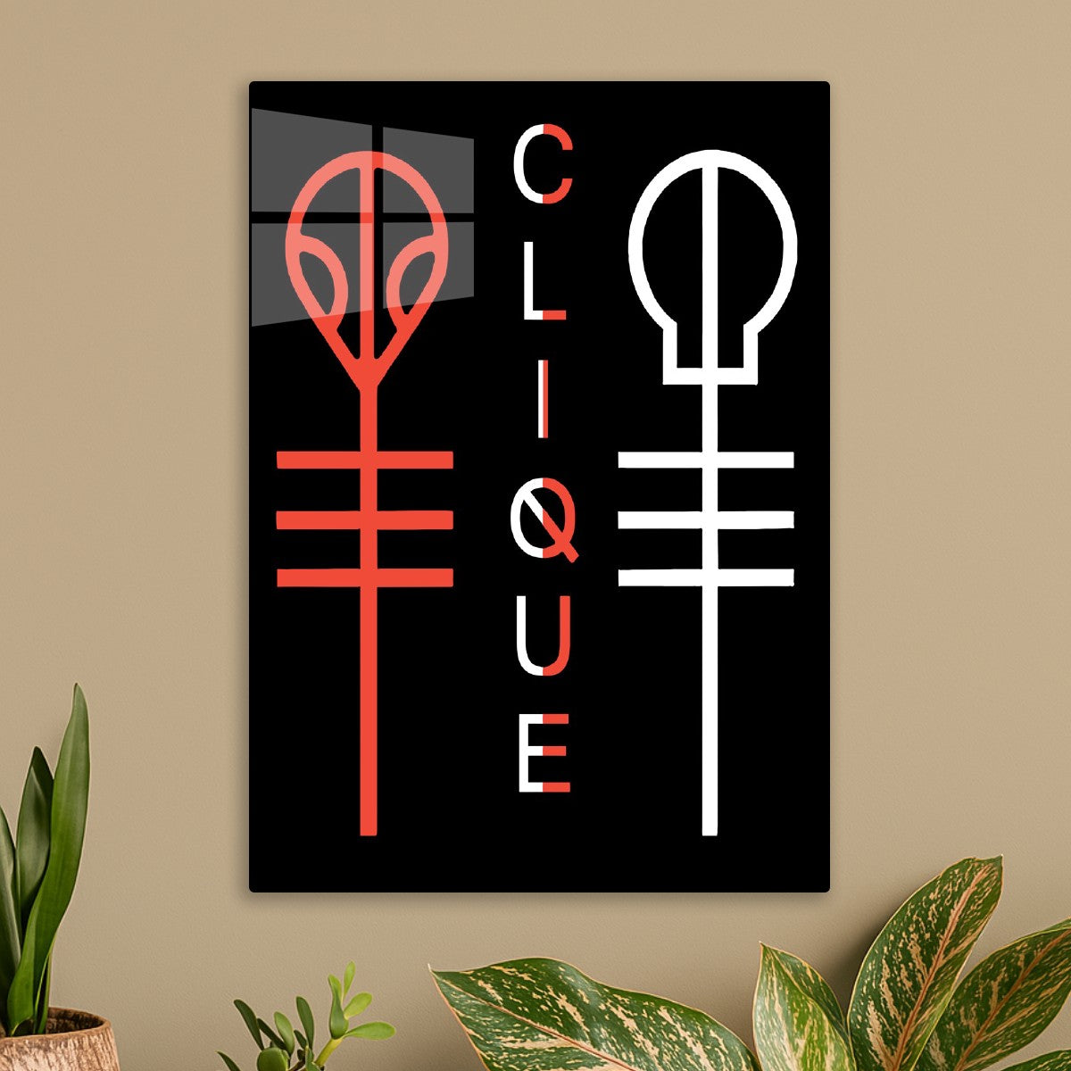 Clique Symbols Minimalist Art, Twenty One Pilots