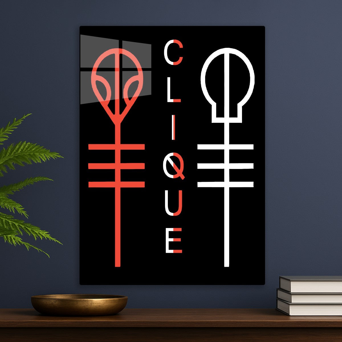 Clique Symbols Minimalist Art, Twenty One Pilots