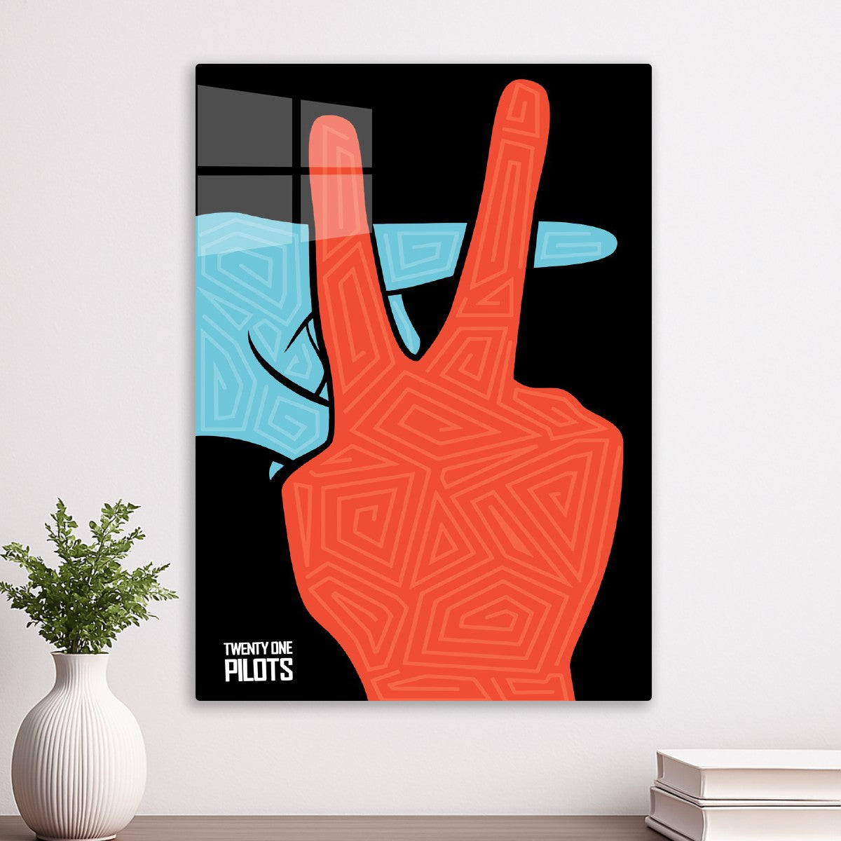 Peace Sign Hands Twenty One Pilots Art