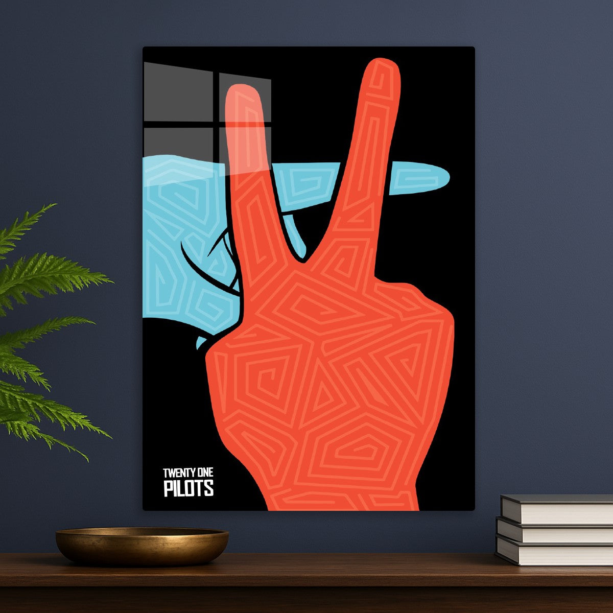 Peace Sign Hands Twenty One Pilots Art